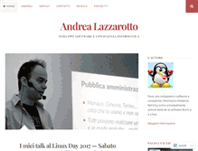 Tablet Screenshot of andrealazzarotto.com